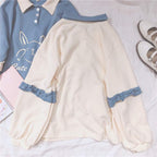 Women's Oversized Sweater – Casual Korean Vibe - Rose & Ruffles