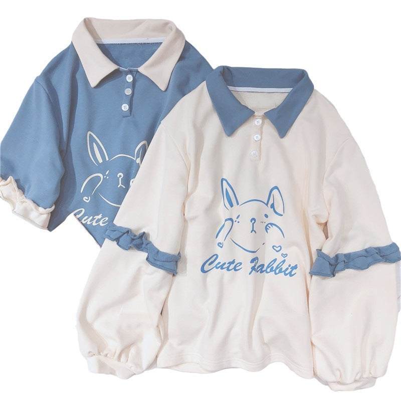 Women's Oversized Sweater – Casual Korean Vibe - Rose & Ruffles