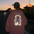 Sweater Women Loose American Top - Rose & Ruffles