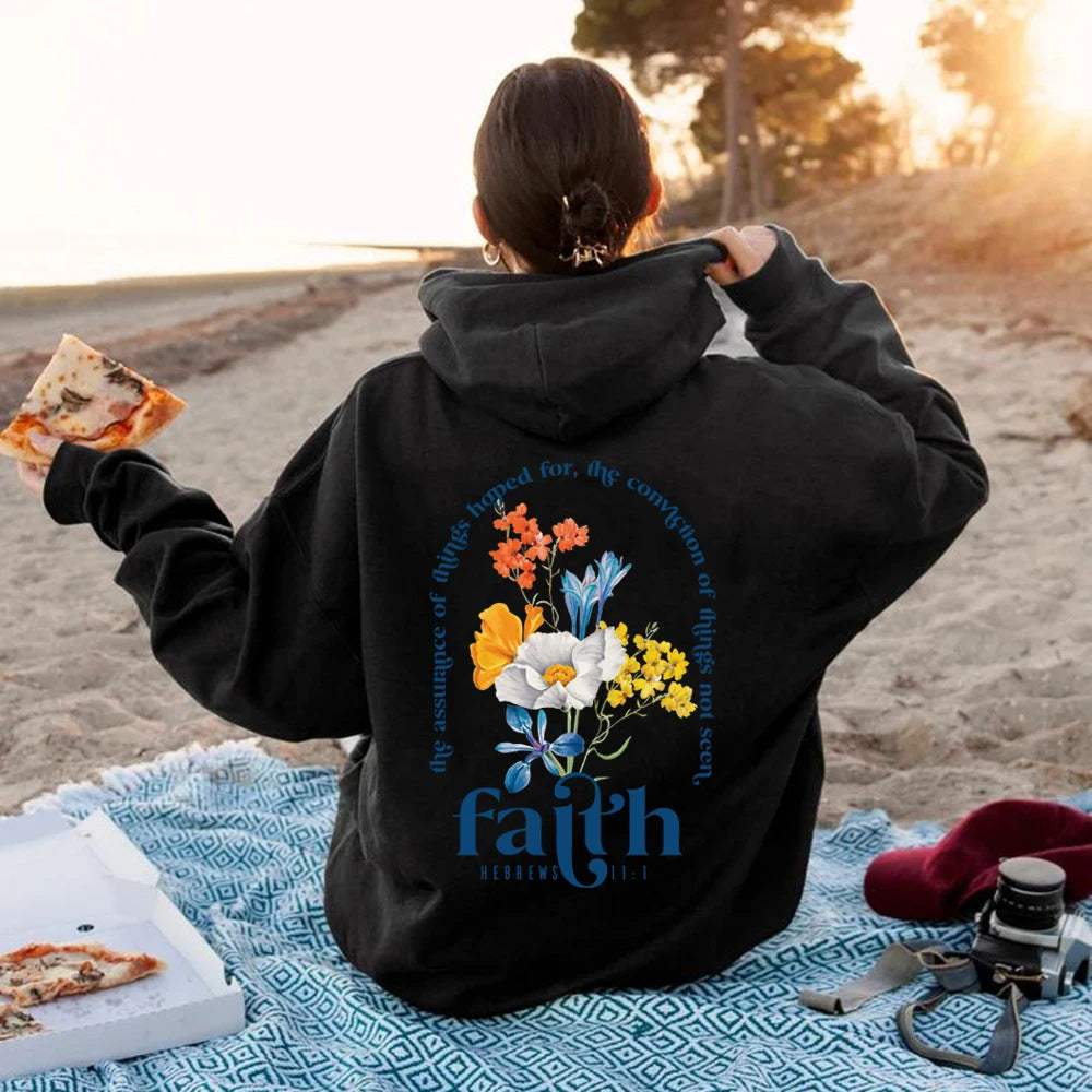 Aesthetic  Hoodies - Bible Verse Hoodie - Rose & Ruffles