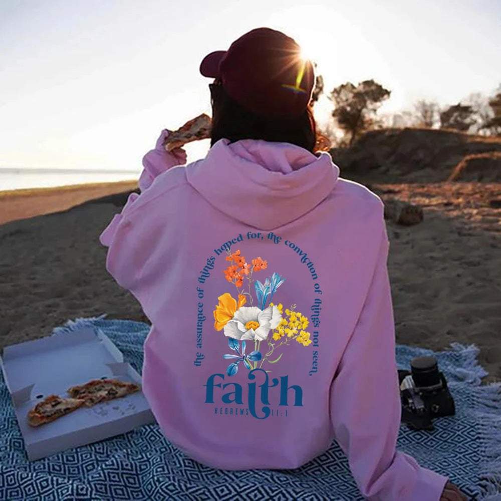 Aesthetic  Hoodies - Bible Verse Hoodie - Rose & Ruffles