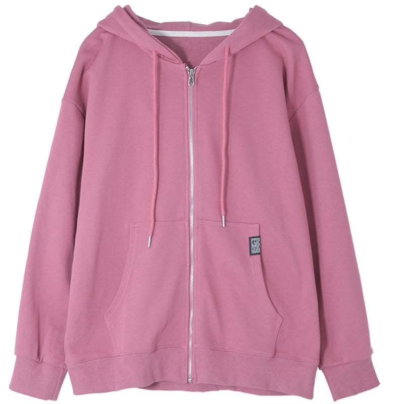 Elegant Knit Zip Jacket – Long Sleeve Comfort Fit - Rose & Ruffles