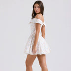 One Shoulder Spicy Girl Slim Black Dress - Rose & Ruffles