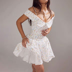 One Shoulder Spicy Girl Slim Black Dress - Rose & Ruffles