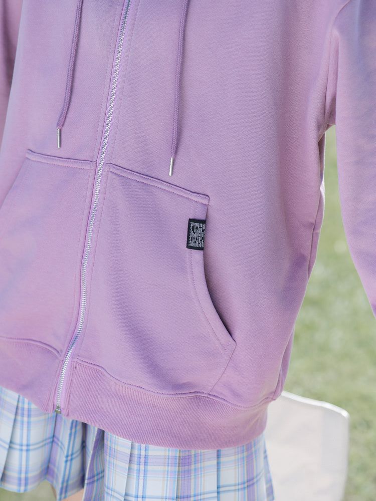 Elegant Knit Zip Jacket – Long Sleeve Comfort Fit - Rose & Ruffles