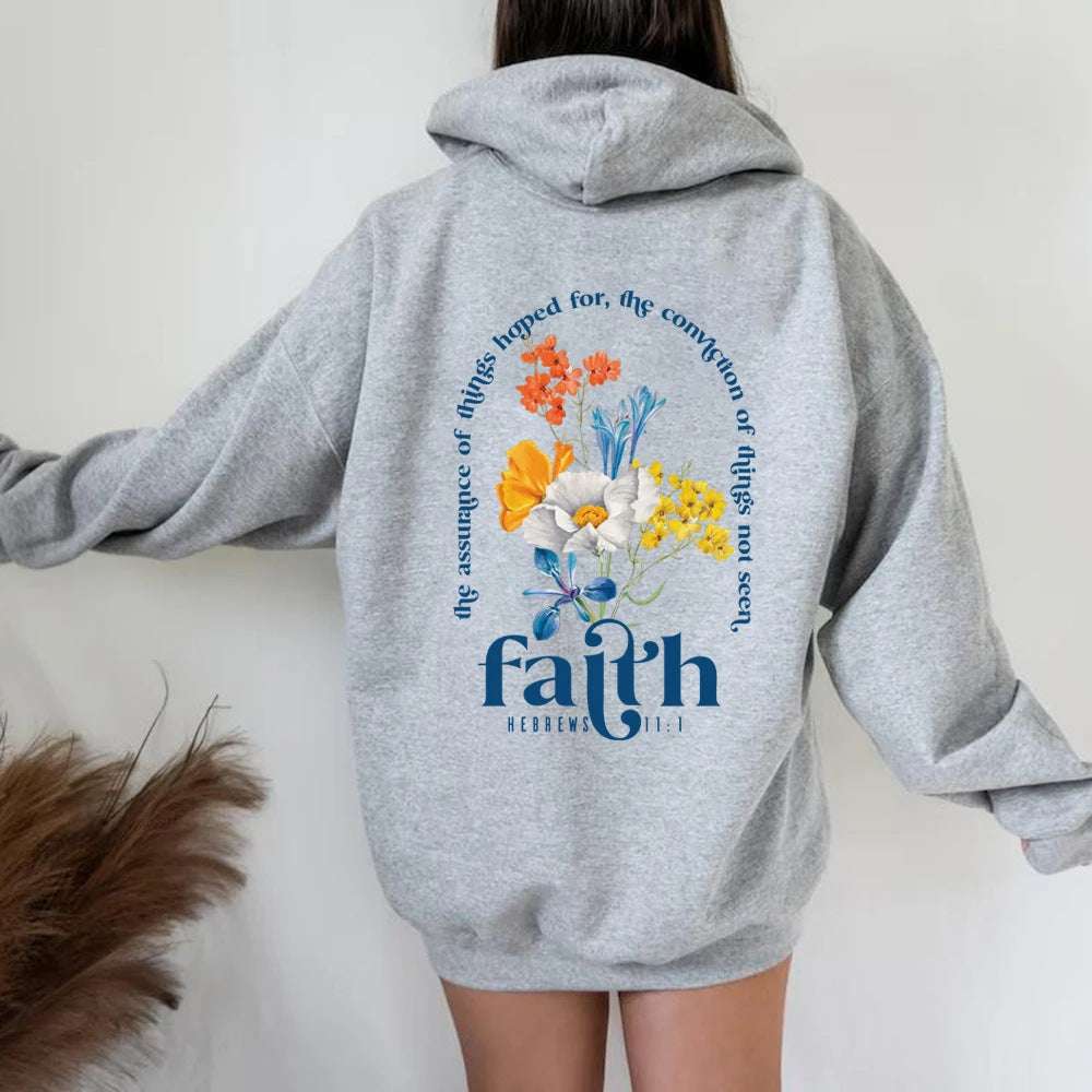 Aesthetic  Hoodies - Bible Verse Hoodie - Rose & Ruffles