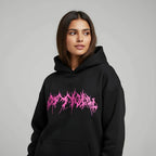 Neon Chaos Oversized Streetwear Hoodie (Unisex) - Rose & Ruffles