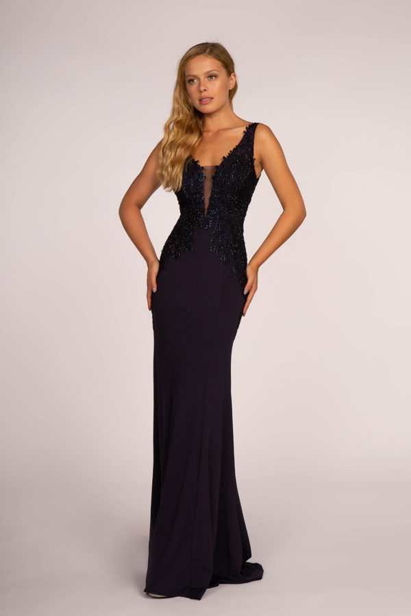 gl2614-navy-1-long-prom-pageant-mother-of-bride-gala-red-carpet-rome-jersey-embroidery-jewel-zipper-v-back-sleeveless-illusion-v-neck-mermaid-trumpet-600x900 - Rose & Ruffles